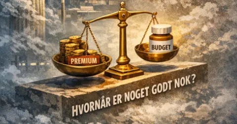 Hvornår er noget godt nok ?