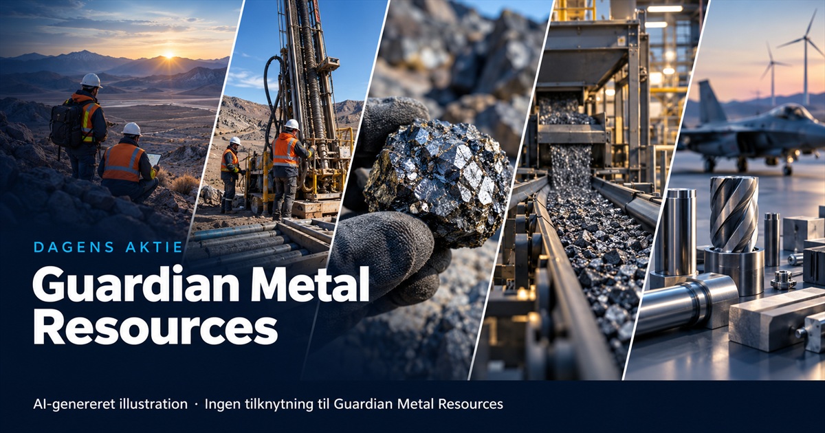 Illustration til analysen af Guardian Metal Resources