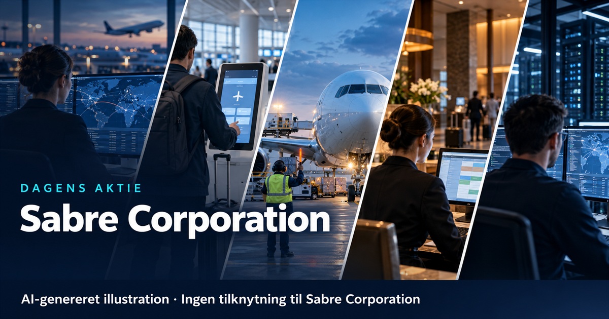 Illustration til analysen af Sabre Corporation
