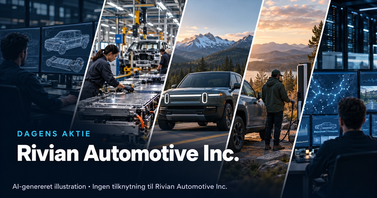 Illustration til analysen af Rivian Automotive Inc.