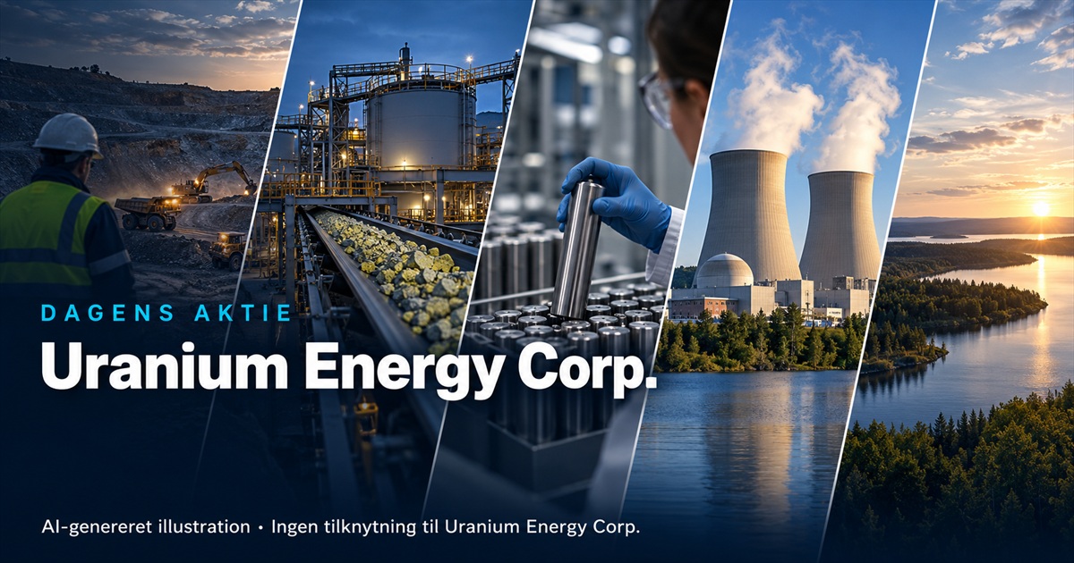 Illustration til analysen af Uranium Energy Corp.