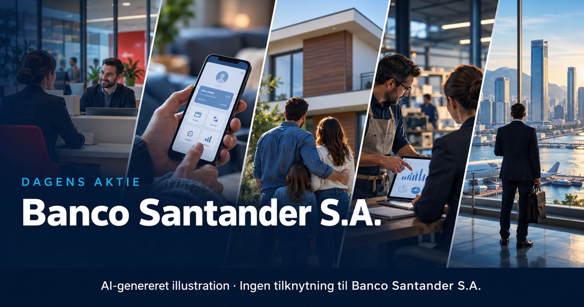 Illustration til analysen af Banco Santander S.A.
