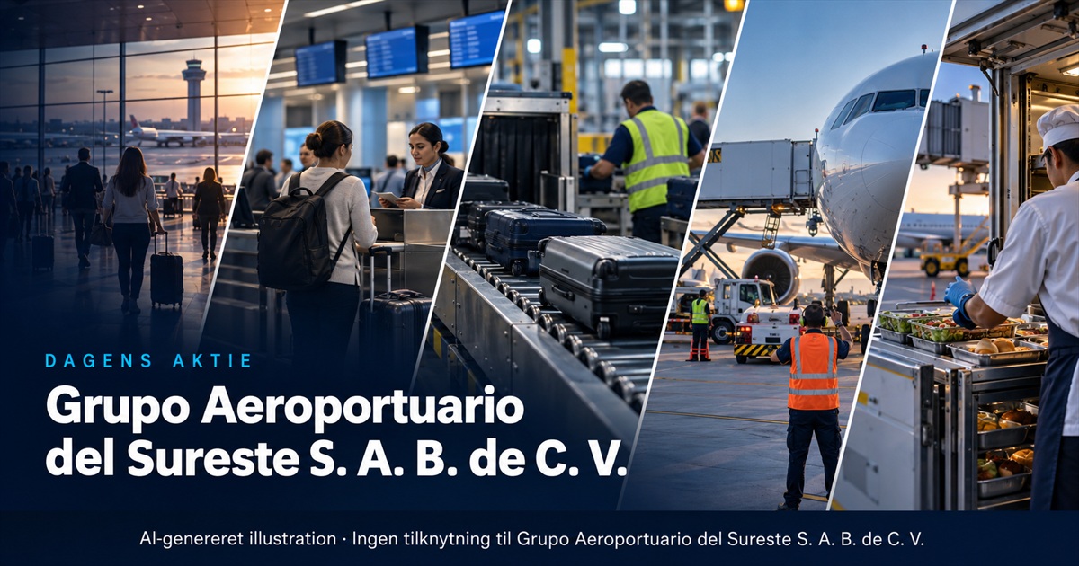 Illustration til analysen af Grupo Aeroportuario del Sureste S. A. B. de C. V.