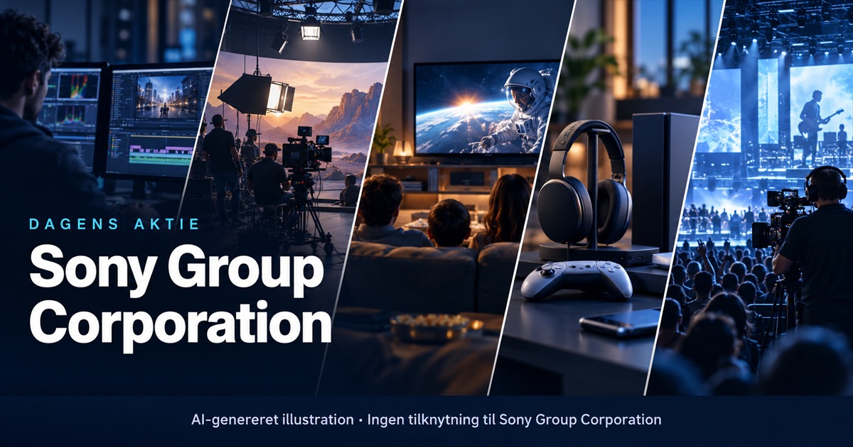 Illustration til analysen af Sony Group Corporation