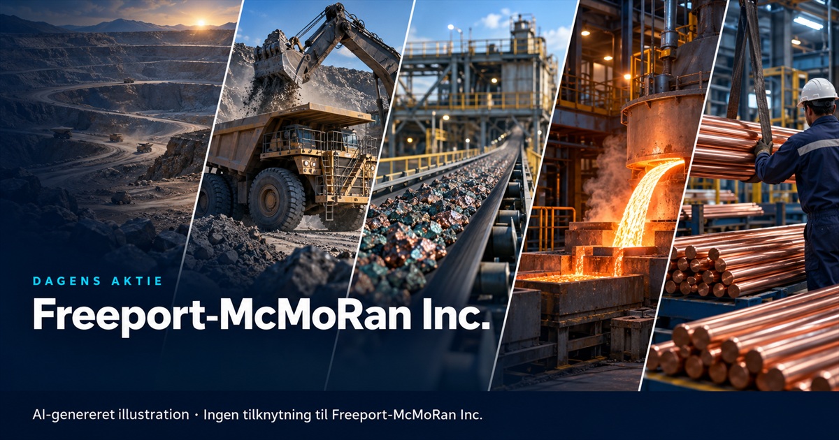 Illustration til analysen af Freeport-McMoRan Inc.