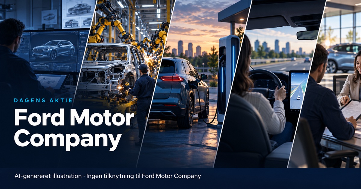 Illustration til analysen af Ford Motor Company