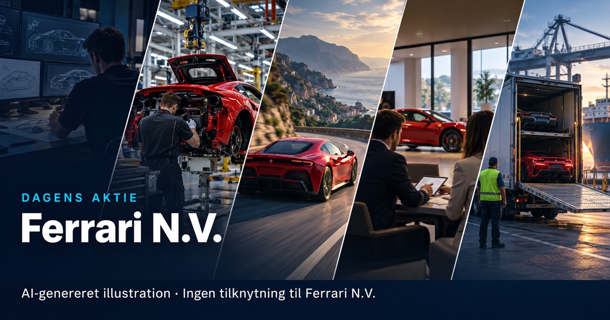 Illustration til analysen af Ferrari N.V.