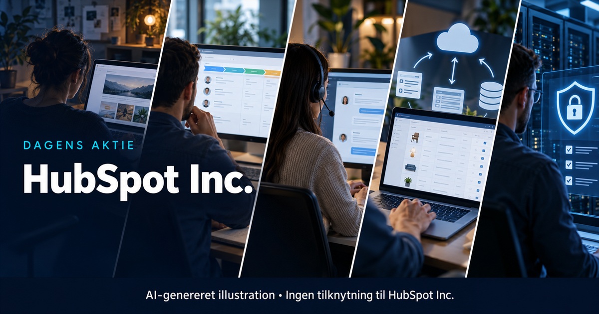 Illustration til analysen af HubSpot Inc.