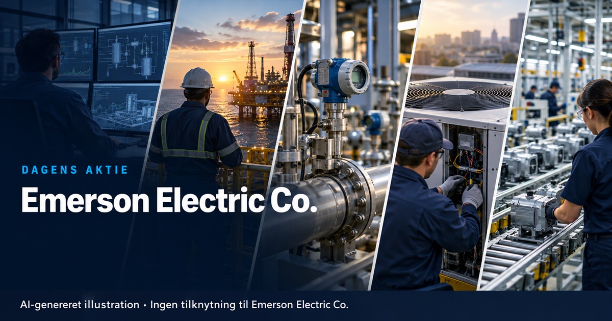 Illustration til analysen af Emerson Electric Co.