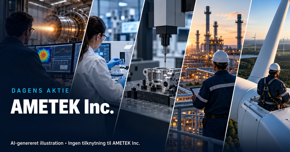 Illustration til analysen af AMETEK Inc.