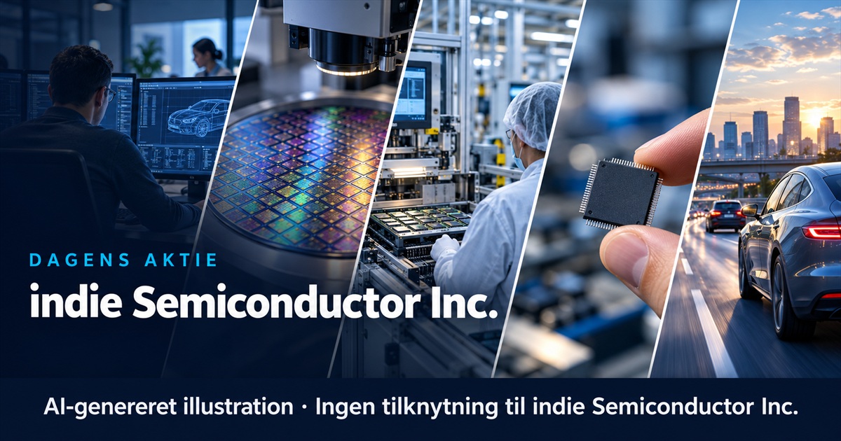 Illustration til analysen af indie Semiconductor Inc.
