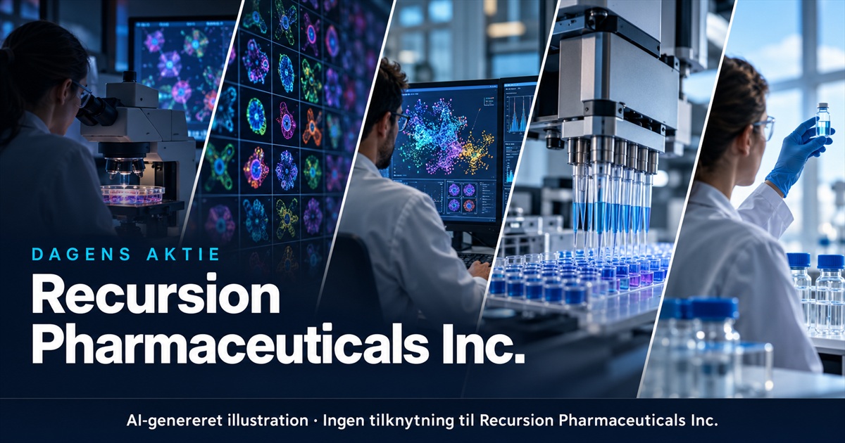 Illustration til analysen af Recursion Pharmaceuticals Inc.