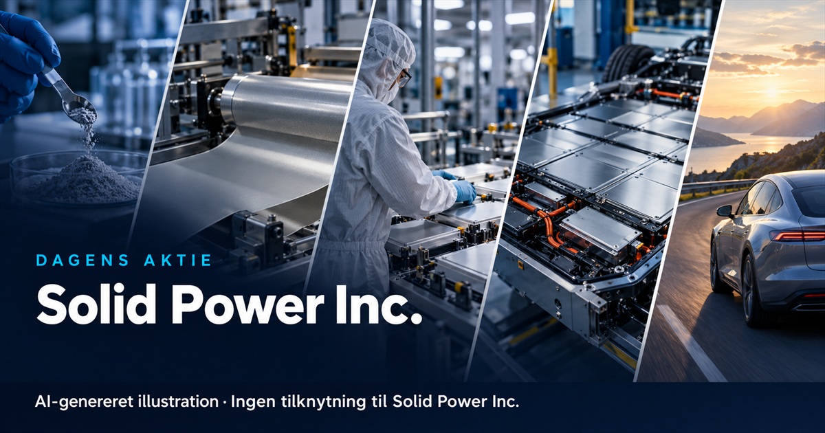 Illustration til analysen af Solid Power Inc.