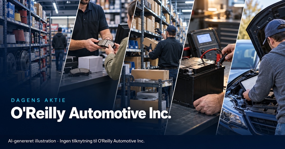Illustration til analysen af O'Reilly Automotive Inc.