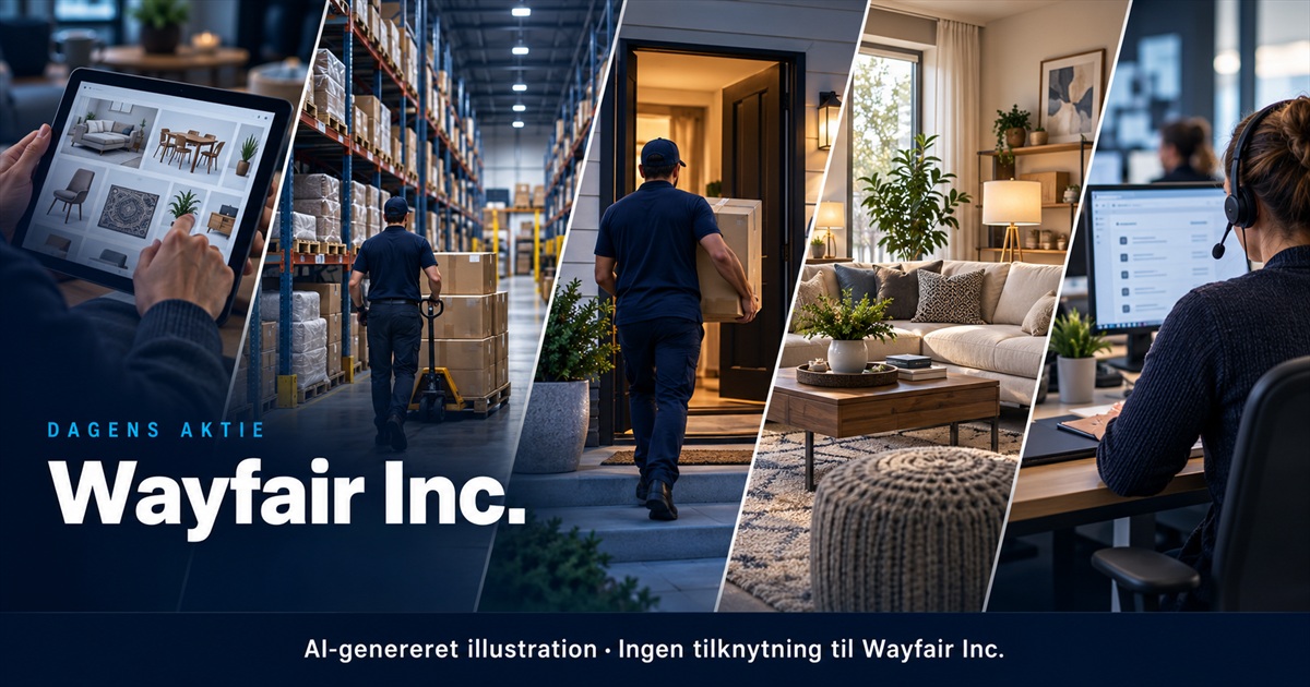 Illustration til analysen af Wayfair Inc.