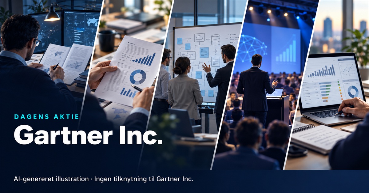 Illustration til analysen af Gartner Inc.