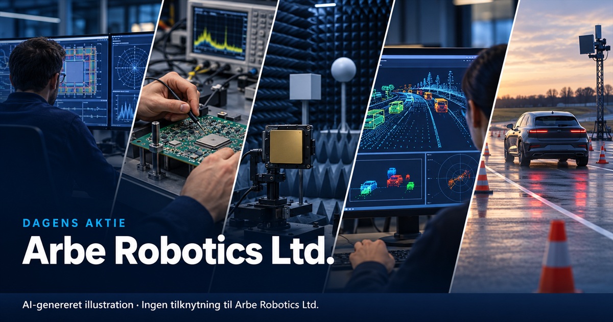 Illustration til analysen af Arbe Robotics Ltd.