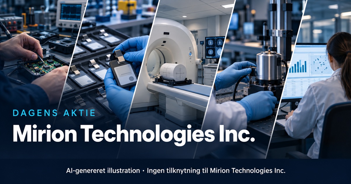Illustration til analysen af Mirion Technologies Inc.