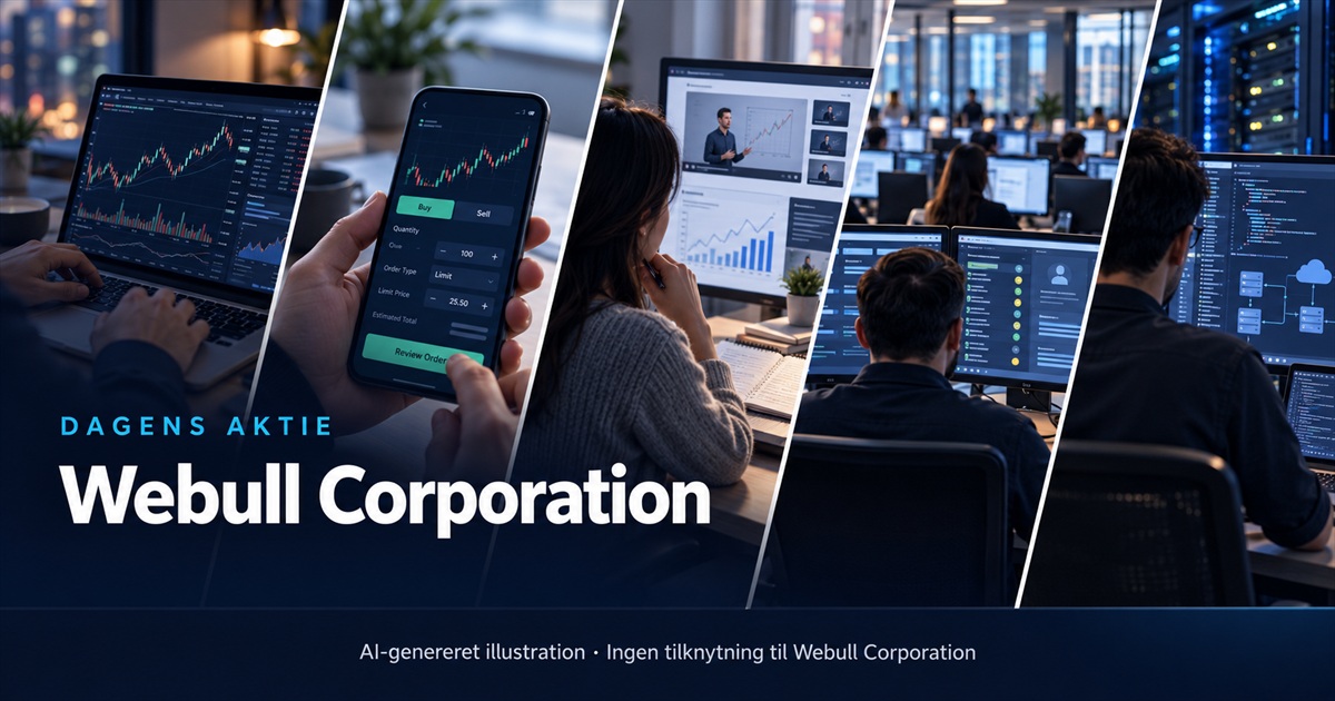 Illustration til analysen af Webull Corporation