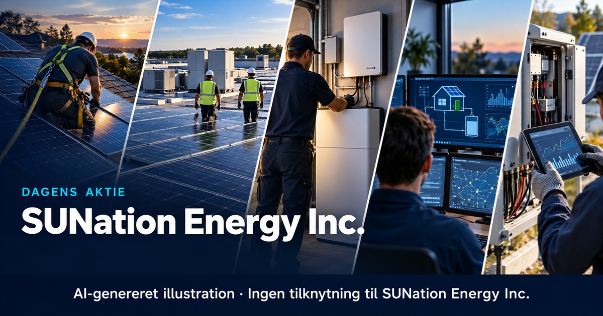 Illustration til analysen af SUNation Energy Inc.