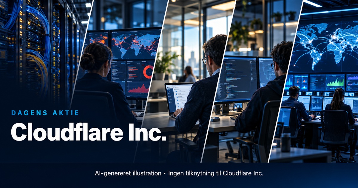 Illustration til analysen af Cloudflare Inc.