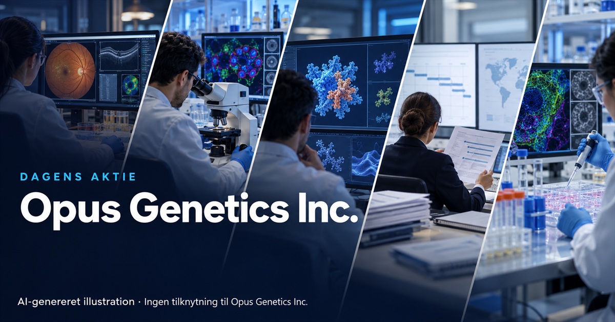 Illustration til analysen af Opus Genetics Inc.