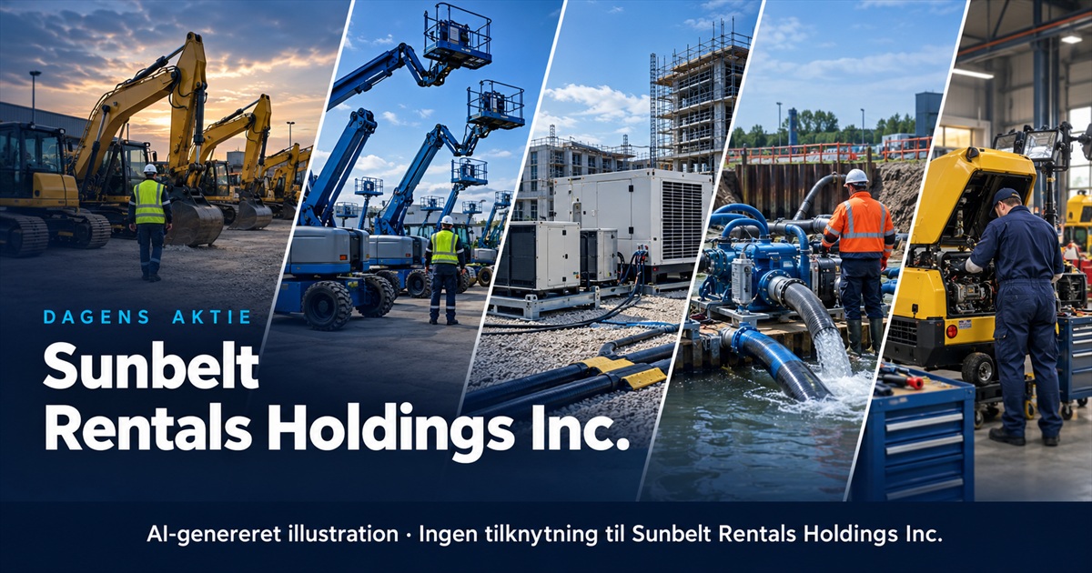Illustration til analysen af Sunbelt Rentals Holdings Inc.