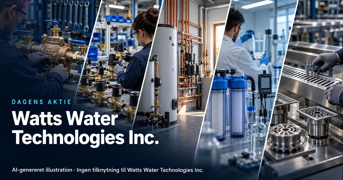Illustration til analysen af Watts Water Technologies Inc.