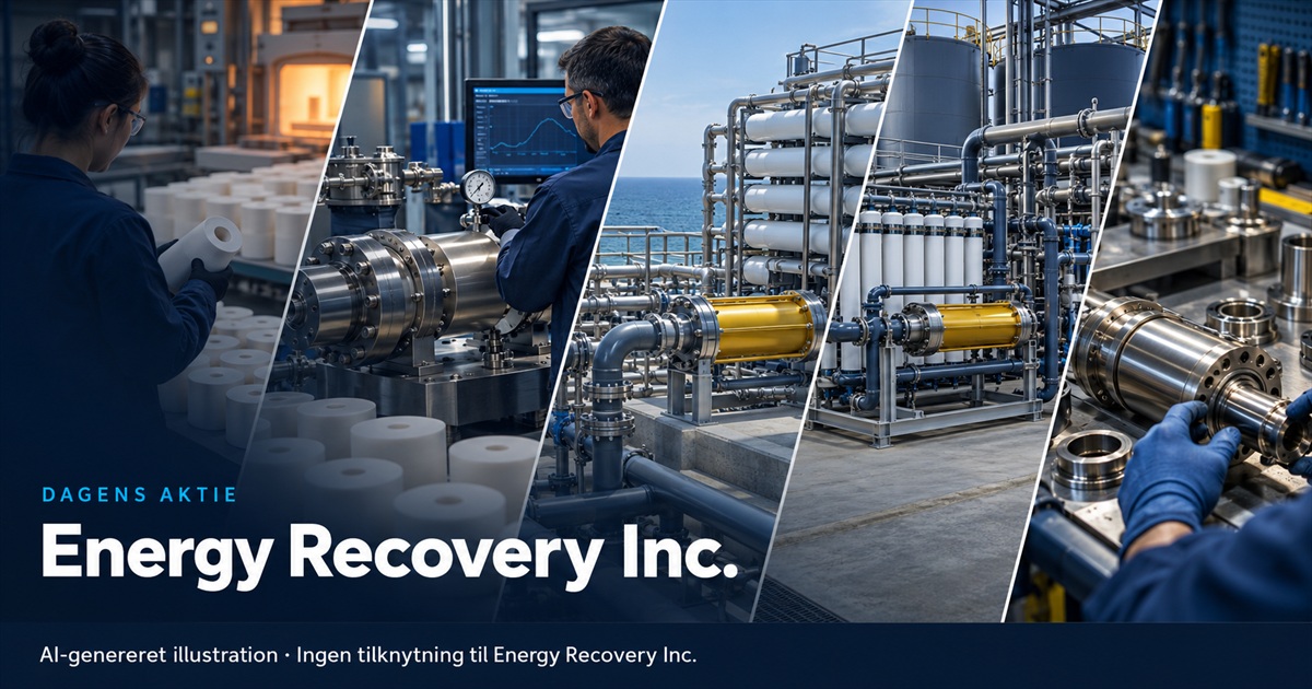 Illustration til analysen af Energy Recovery Inc.