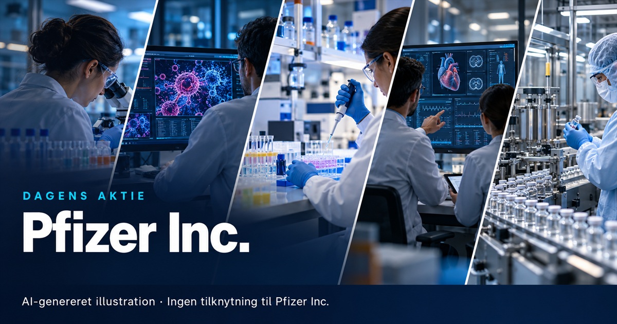 Illustration til analysen af Pfizer Inc.