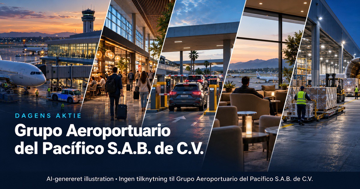 Illustration til analysen af Grupo Aeroportuario del Pacífico S.A.B. de C.V.