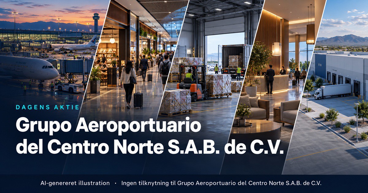 Illustration til analysen af Grupo Aeroportuario del Centro Norte S.A.B. de C.V.