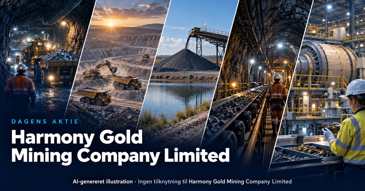 Illustration til analysen af Harmony Gold Mining Company Limited