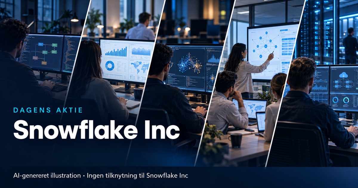 Illustration til analysen af Snowflake Inc