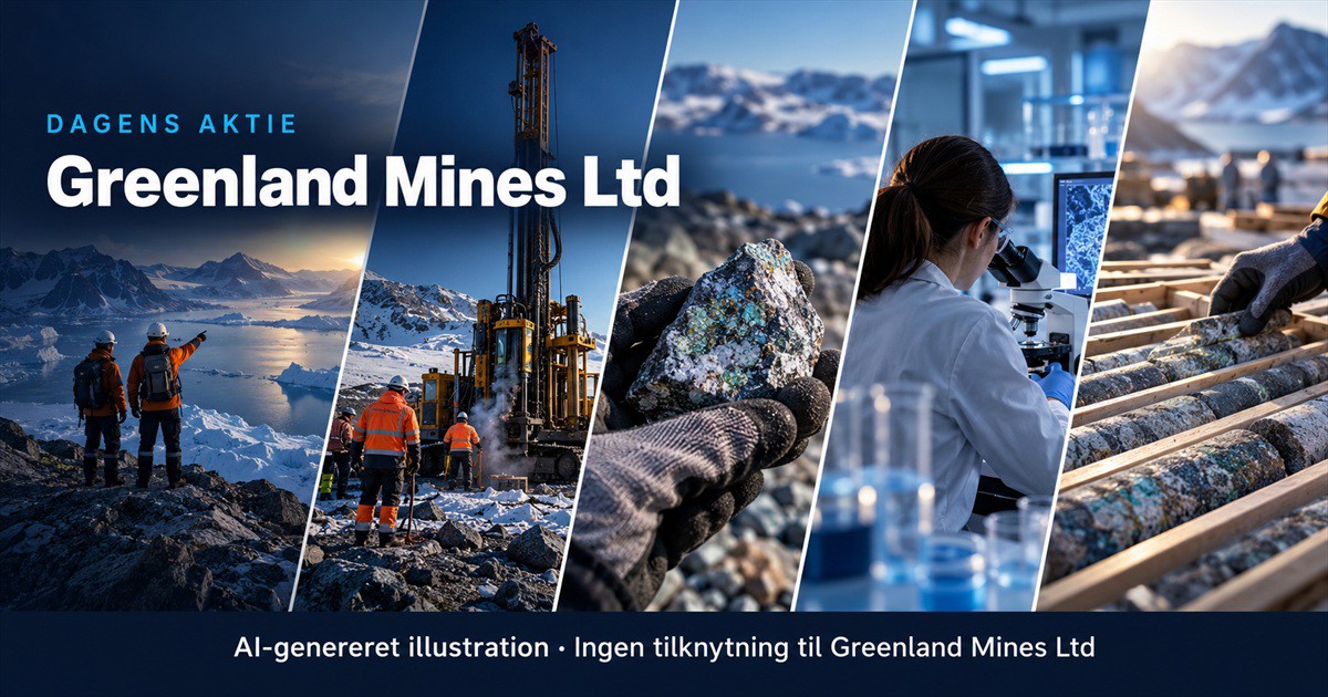 Illustration til analysen af Greenland Mines Ltd