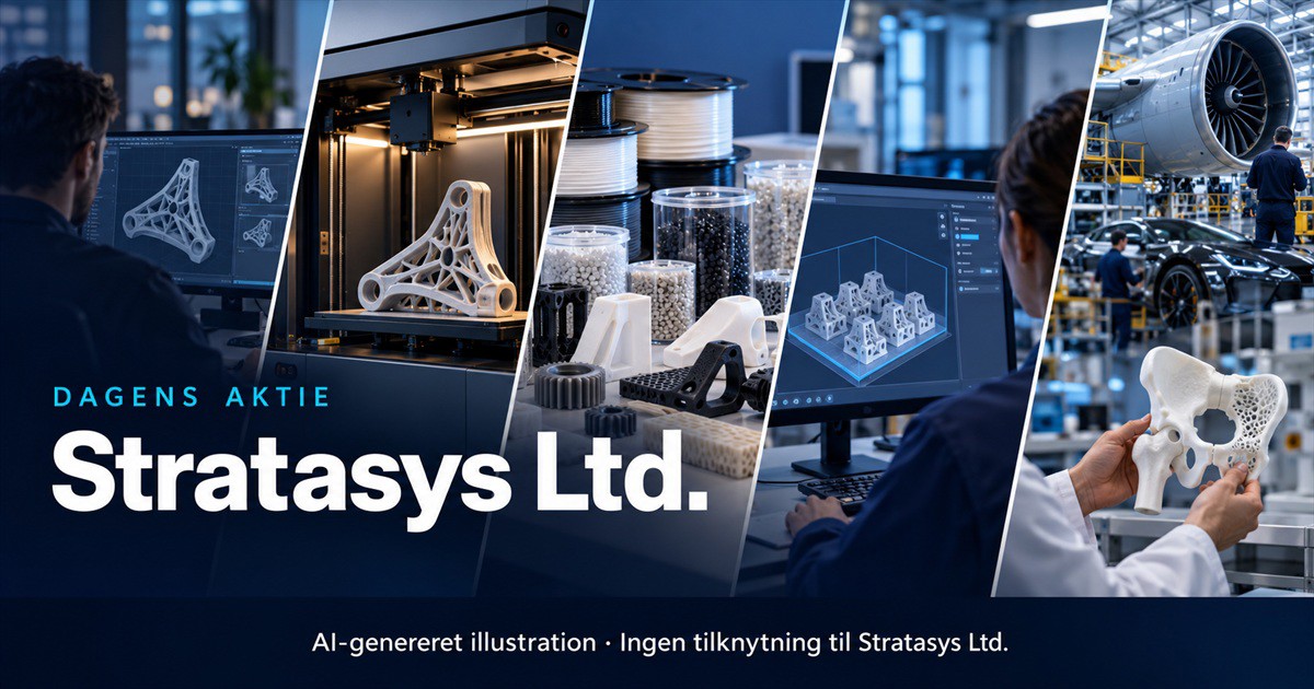 Illustration til analysen af Stratasys Ltd.