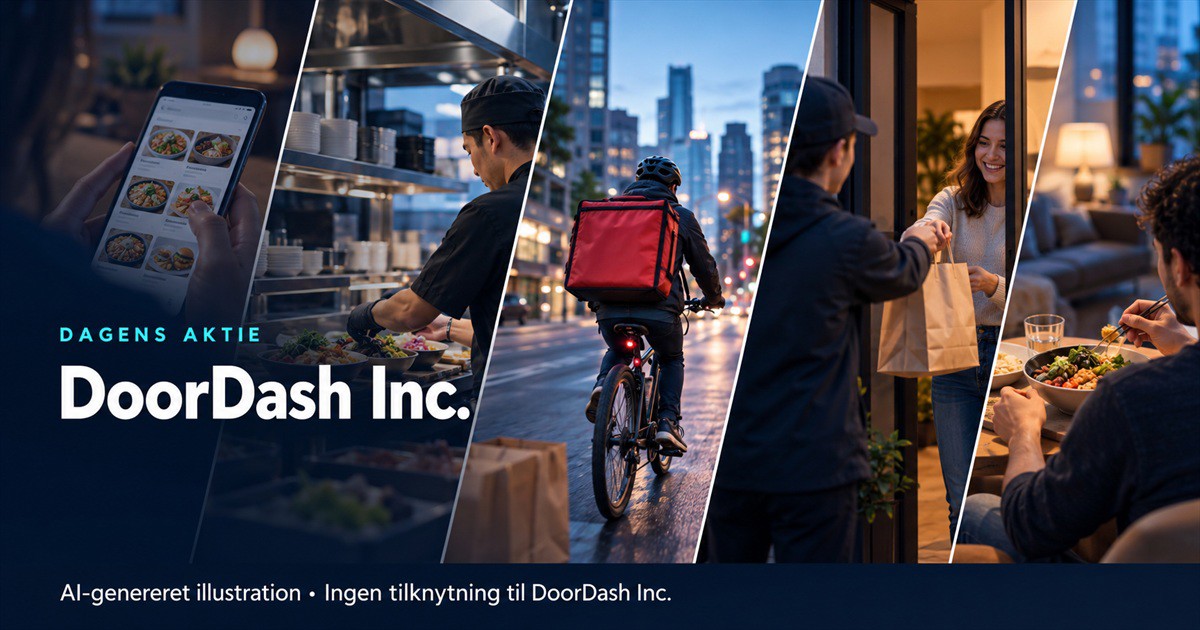 Illustration til analysen af DoorDash Inc.