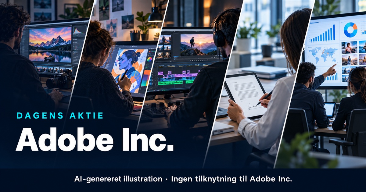 Illustration til analysen af Adobe Inc.