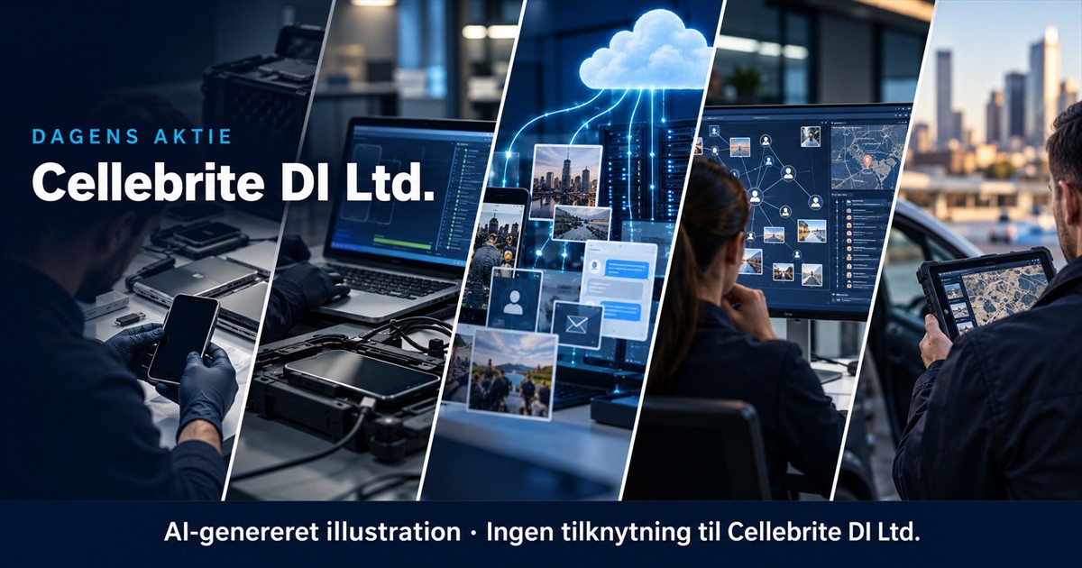 Illustration til analysen af Cellebrite DI Ltd.