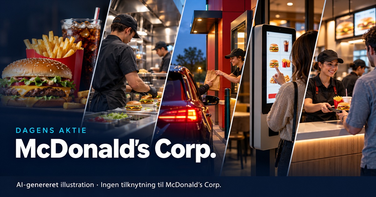 Illustration til analysen af McDonald's Corp.