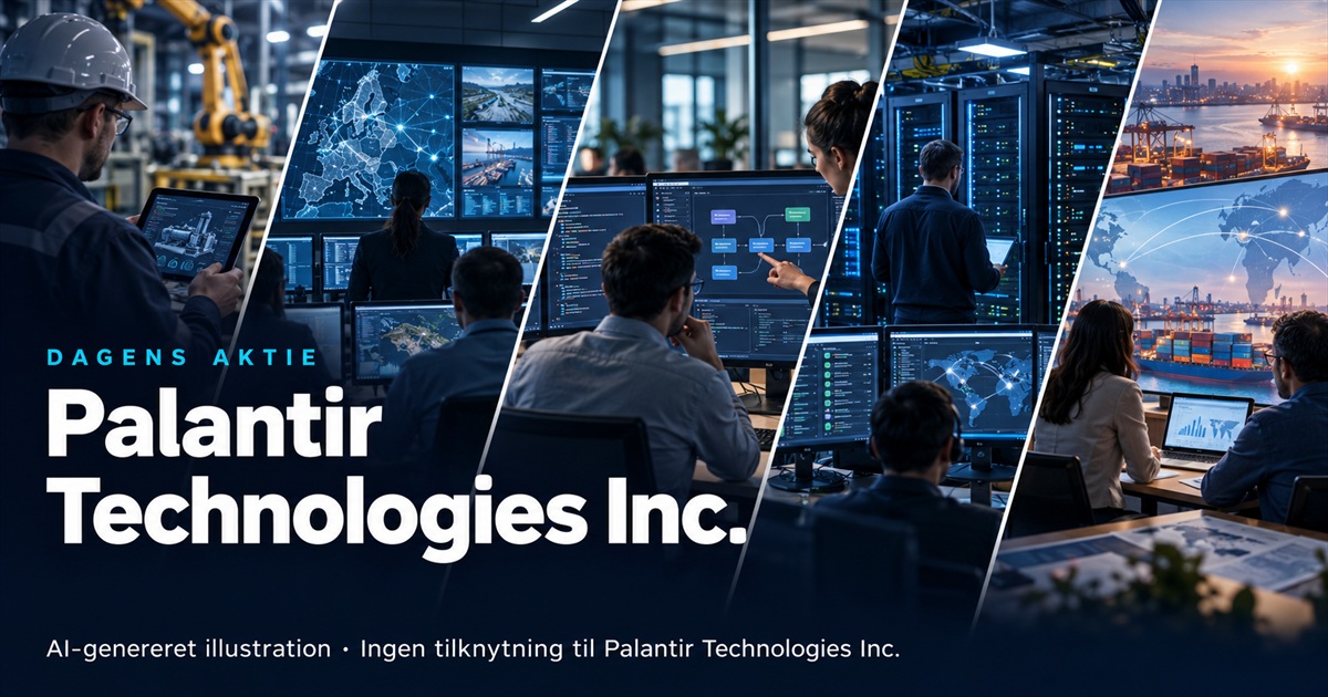 Illustration til analysen af Palantir Technologies Inc.