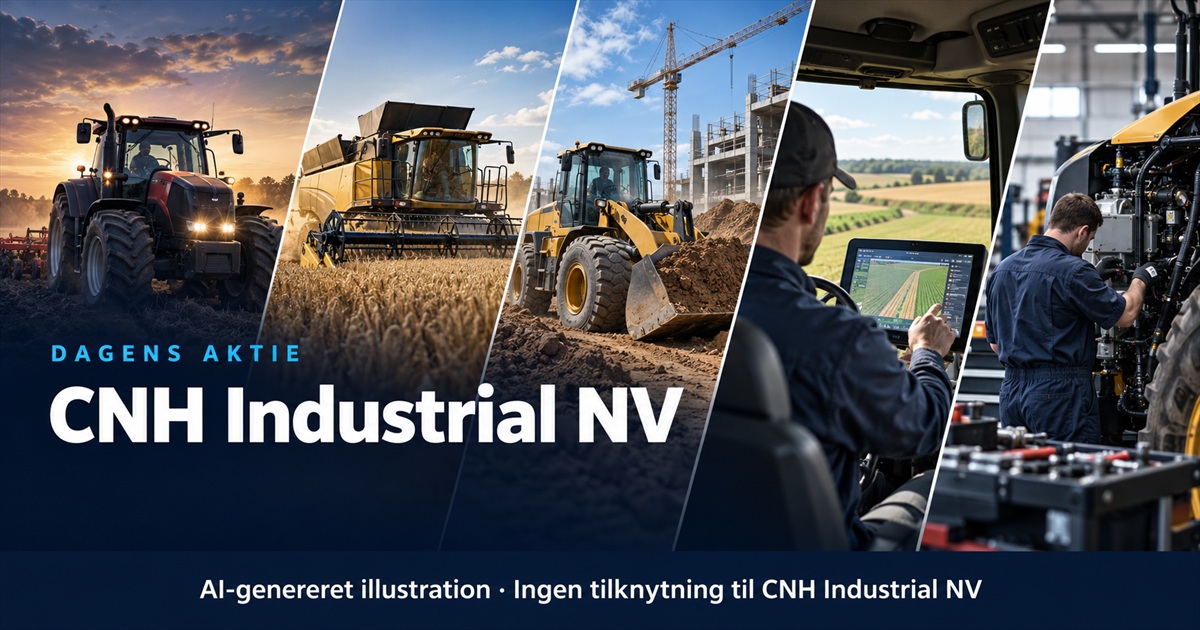 Illustration til analysen af CNH Industrial NV