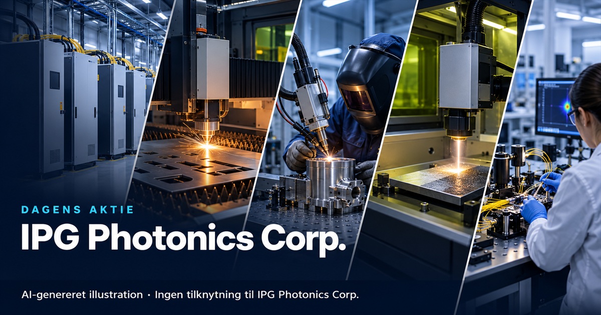 Illustration til analysen af IPG Photonics Corp.