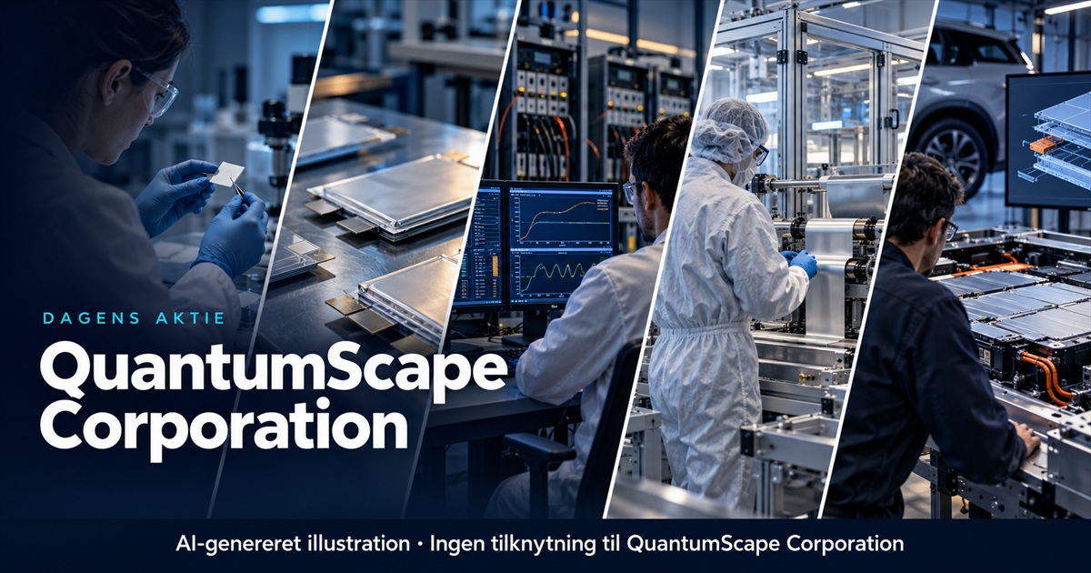 Illustration til analysen af QuantumScape Corporation 