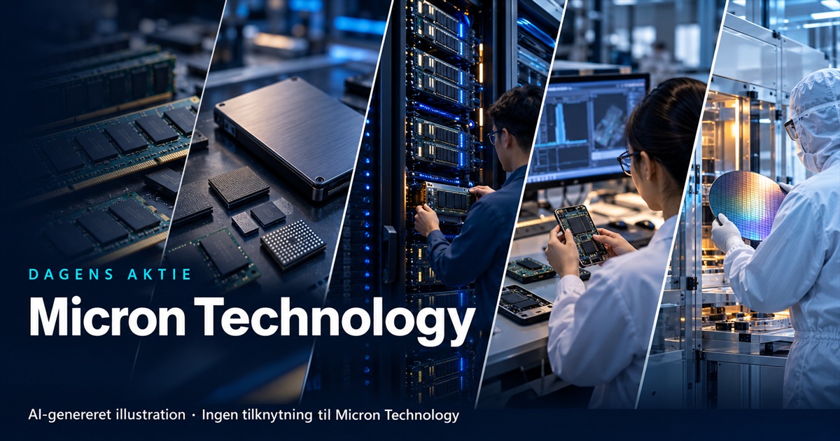 Illustration til analysen af Micron Technology