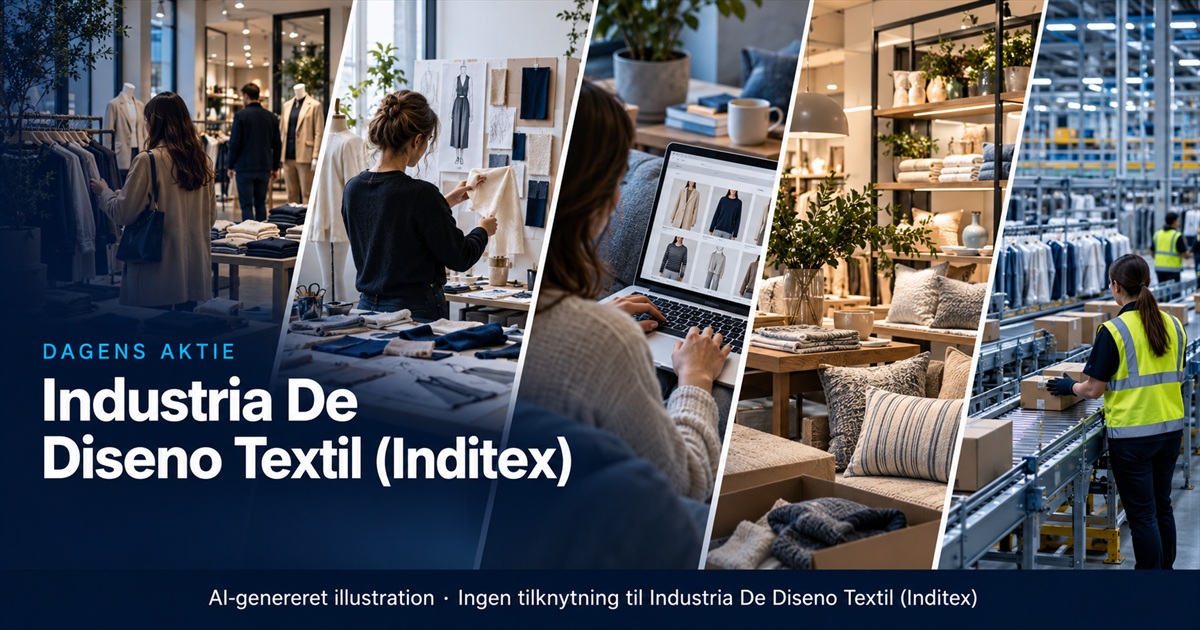Illustration til analysen af Industria De Diseno Textil (Inditex)