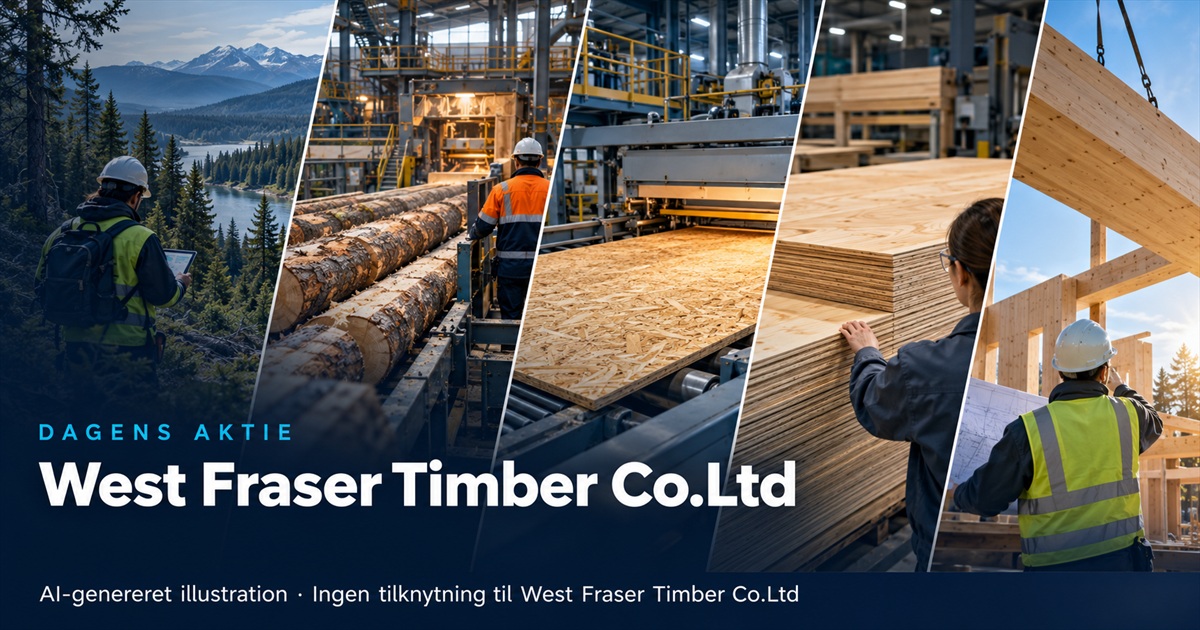 Illustration til analysen af West Fraser Timber Co.Ltd