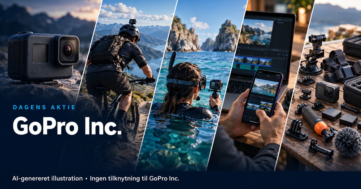 Illustration til analysen af GoPro Inc.