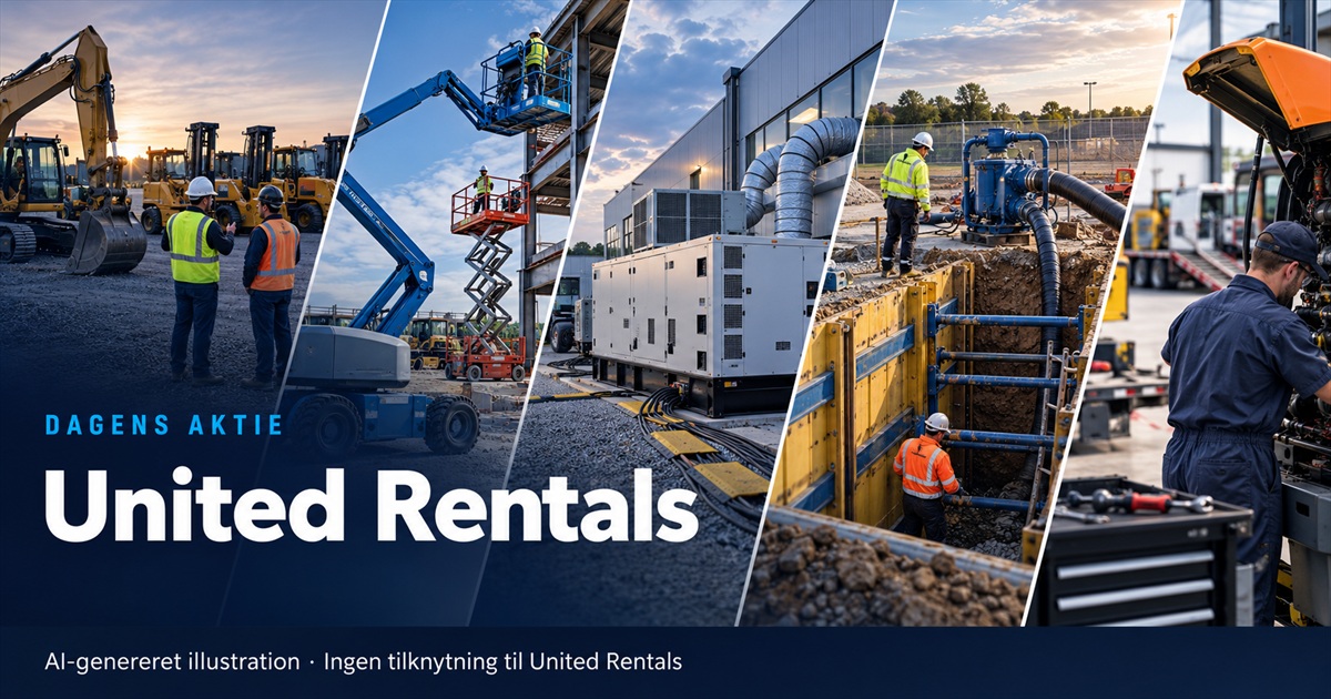 Illustration til analysen af United Rentals