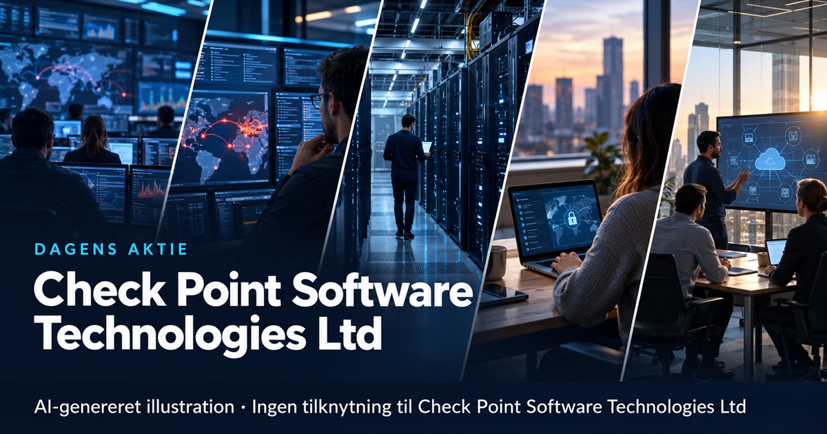 Illustration til analysen af Check Point Software Technologies Ltd